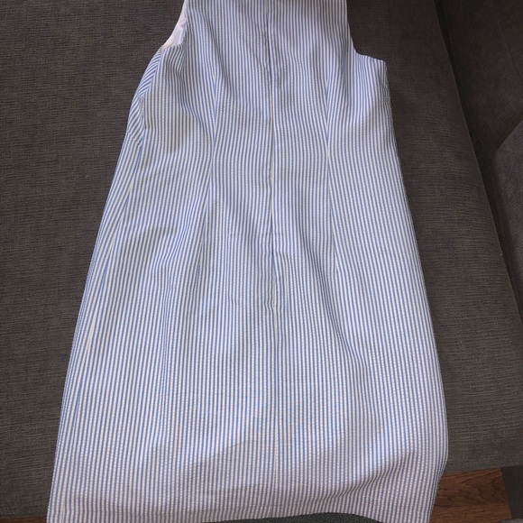 London Times, Dress, Light blue and white pinstripes - Picture 2 of 3